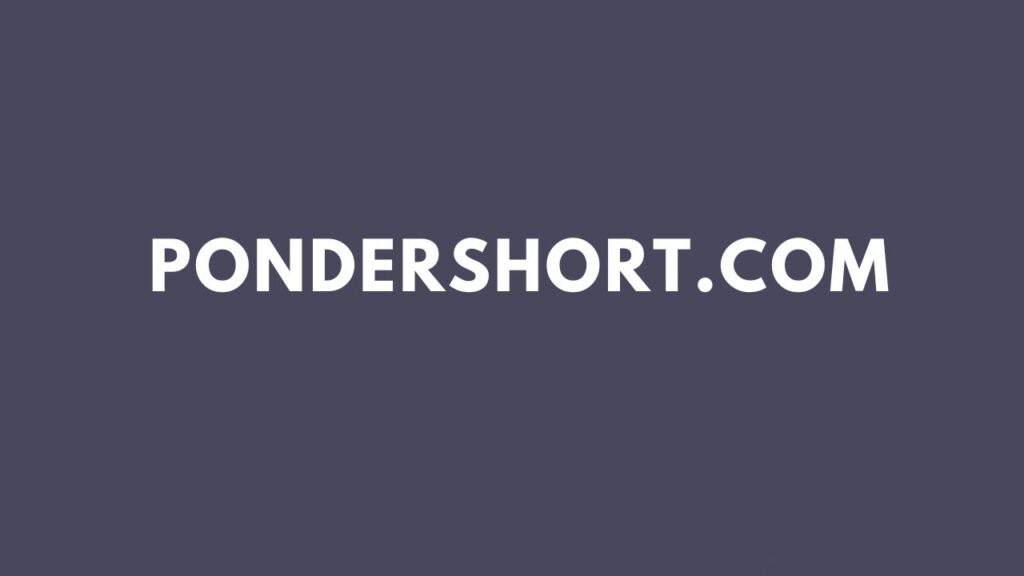 pondershort.com